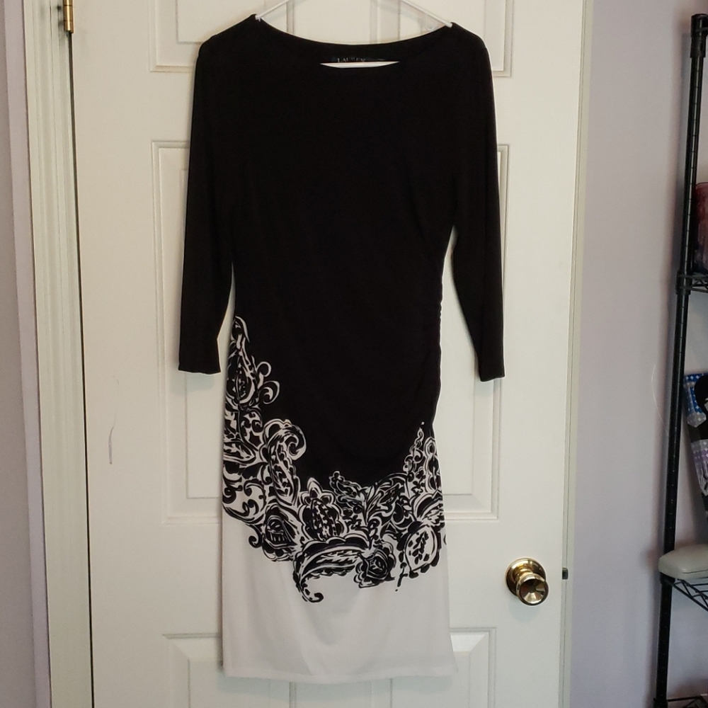 Lauren (Ralph Lauren) Dress 3/4 Sleeve